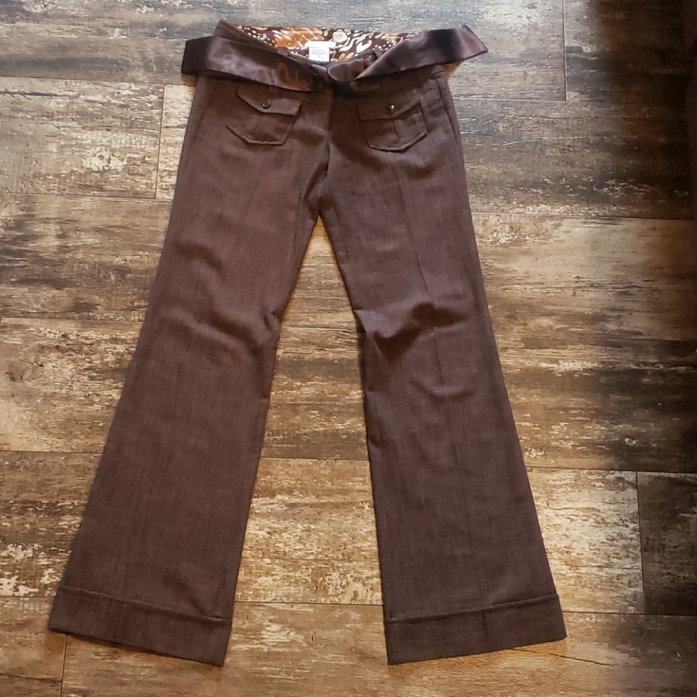 Brown dress pants